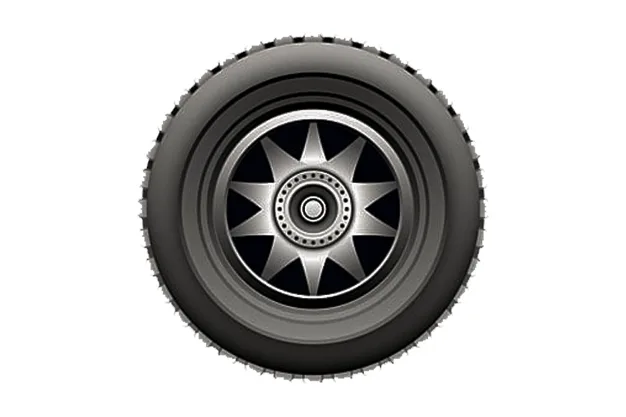 Mobile tyre size